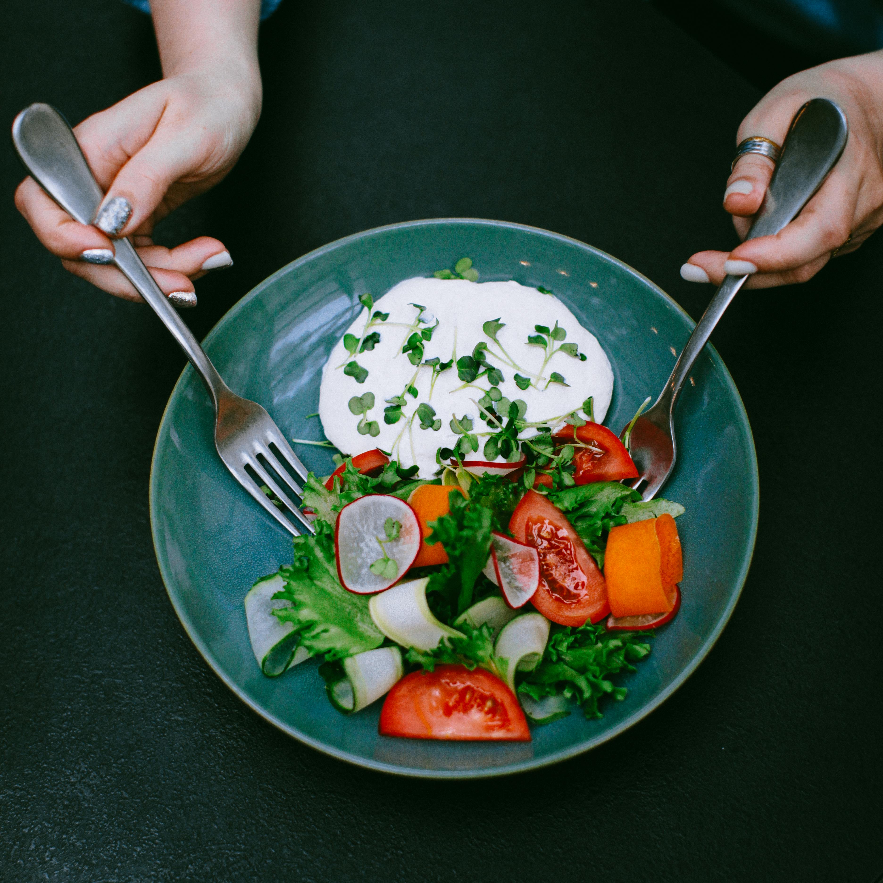 Assiette de légumes pour illustrer les propos